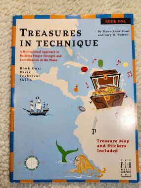Treasures in Technique Book One Piano Method Wynn-Anne Rossi Lucy W Warren
